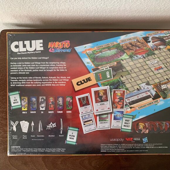 CLUE Naruto Shippuden Classic Mystery Game Edition - Picture 2 of 2